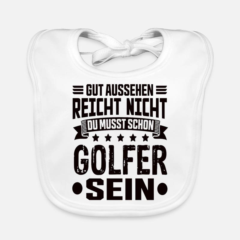 Golfer Baby Bio-Lätzchen