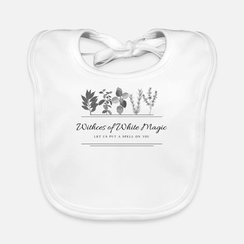 Kräutergarten Geschenkidee Gothic Okkult Witch Baby Bio-Lätzchen
