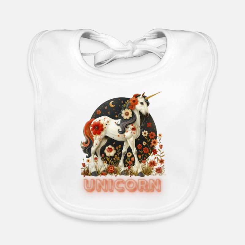 Einhorn Baby Bio-Lätzchen