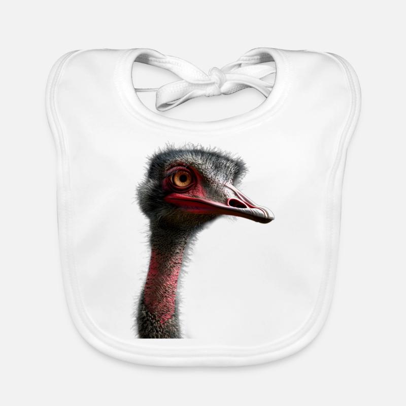 Ostrich Organic Baby Bibs