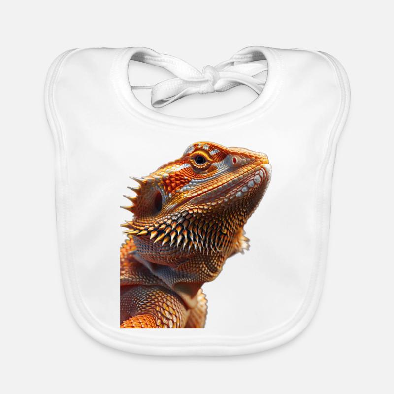 Bärtiger Drache Baby Bio-Lätzchen