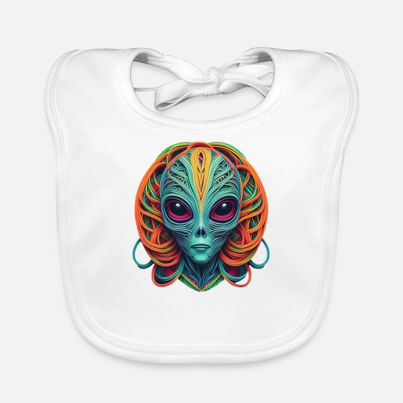 Alien Baby Bio-Lätzchen