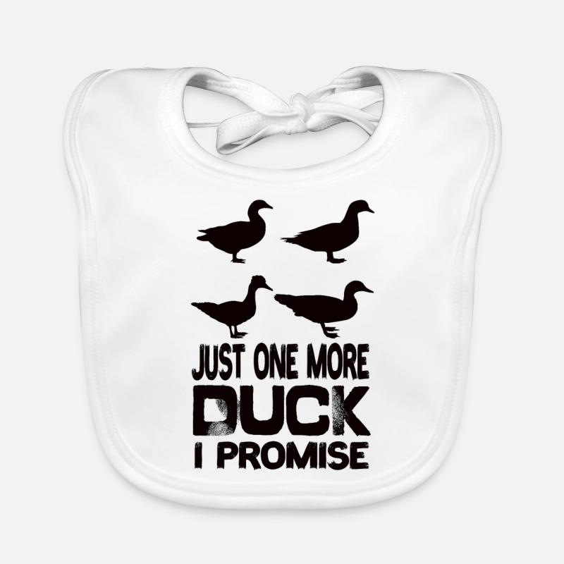 Juste un canard de plus, je promets des canards, des animaux Bavoir bio Bébé