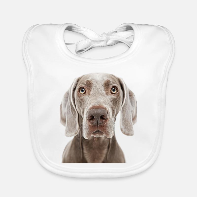 Weimaraner Bavoir bio Bébé