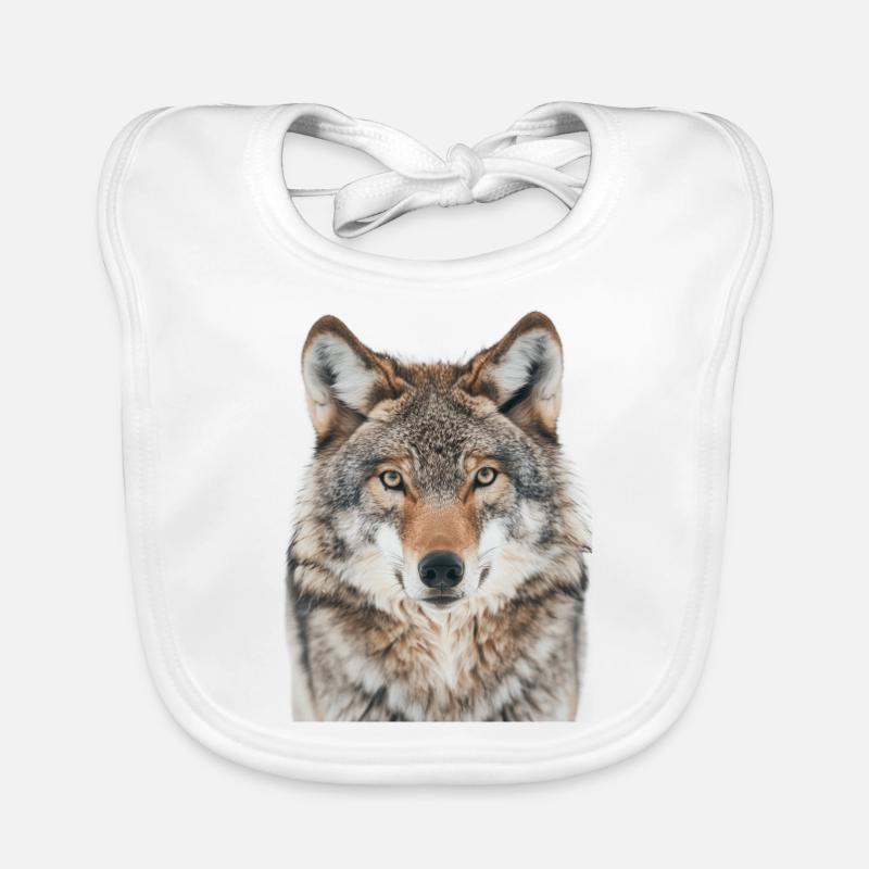 Wolf Organic Baby Bibs