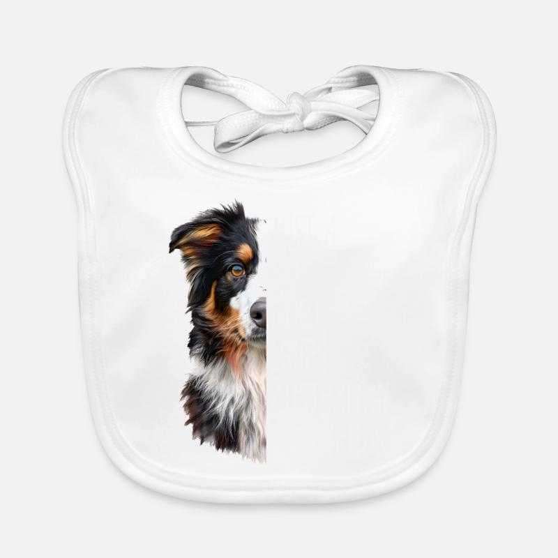 Australian shepherd Organic Baby Bibs