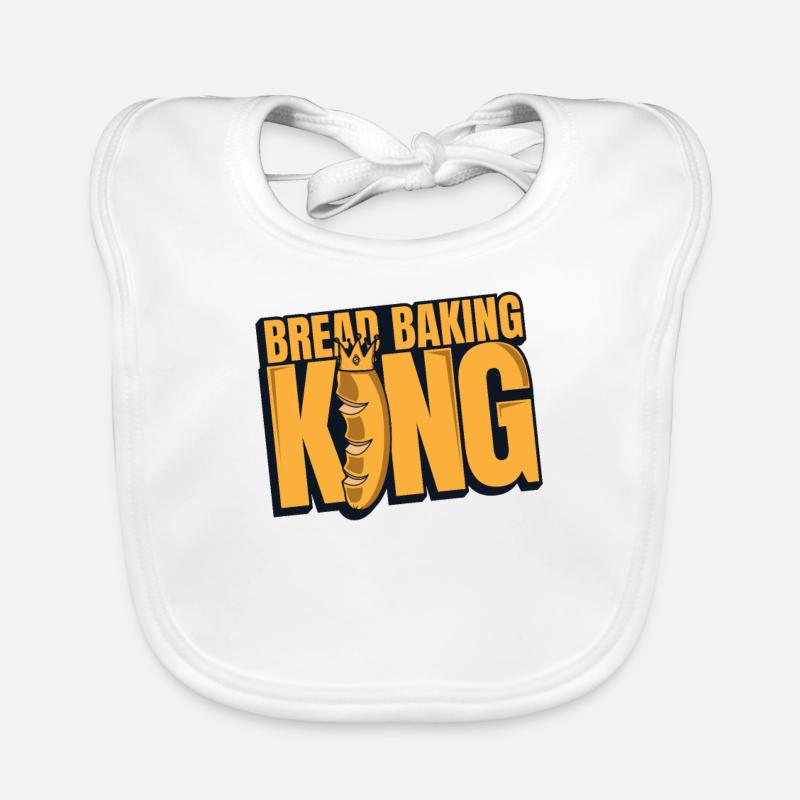 Bread Baking King Bread Maker Amateur de pâte à pain Bavoir bio Bébé