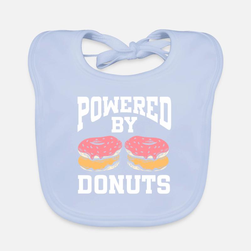 Propulsé par des beignets Bavoir bio Bébé