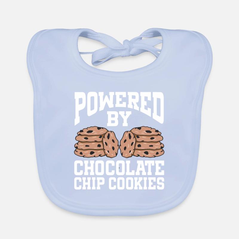 Propulsé par des biscuits aux pépites de chocolat Bavoir bio Bébé
