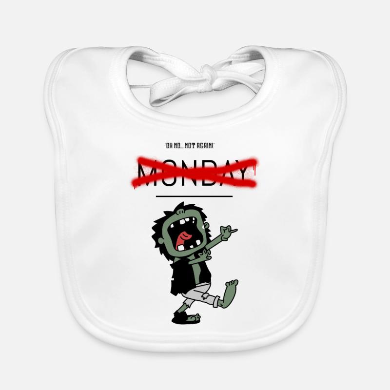 I Hate Mondays Organic Baby Bibs