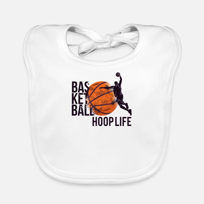 Basketteur basketteur basketteur « HOOP-LIFE » Bavoir bio Bébé