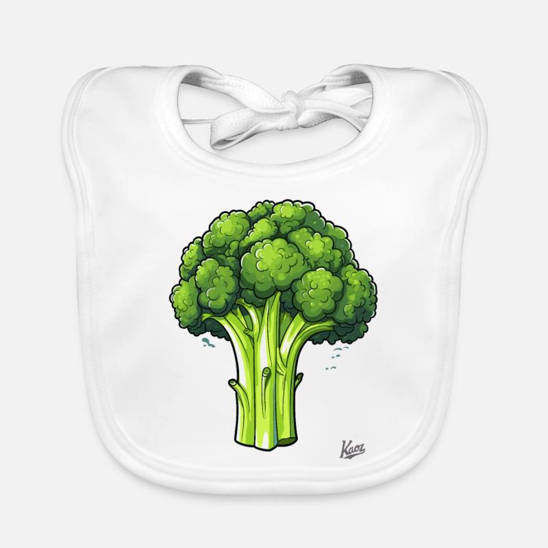 Le gros et mauvais brocoli Bavoir bio Bébé