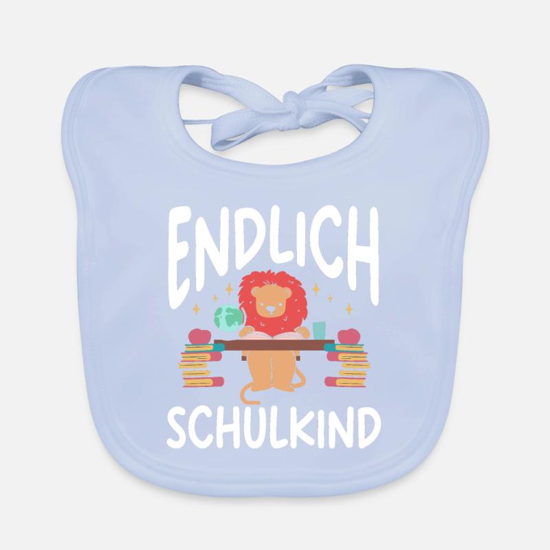 School 1. Grade Baby Bio-Lätzchen