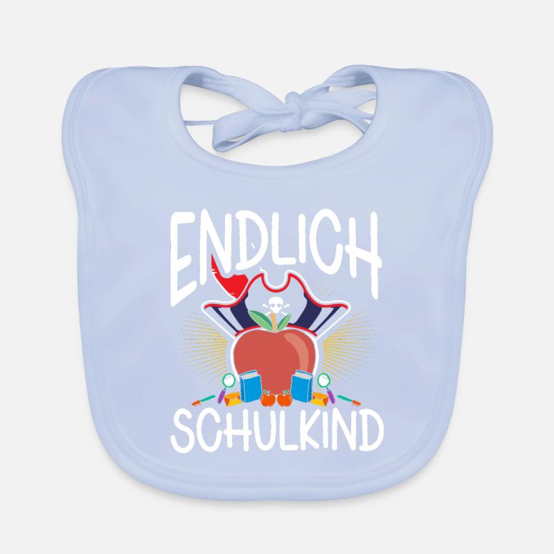 School 1st Grade Organic Baby Bibs