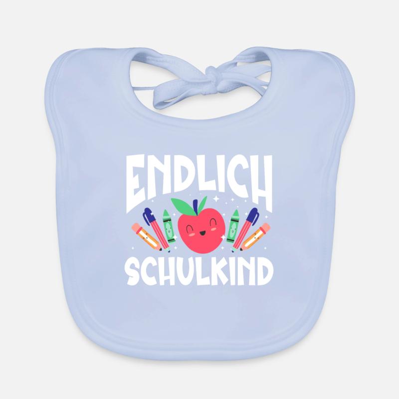 School 1st Grade Organic Baby Bibs