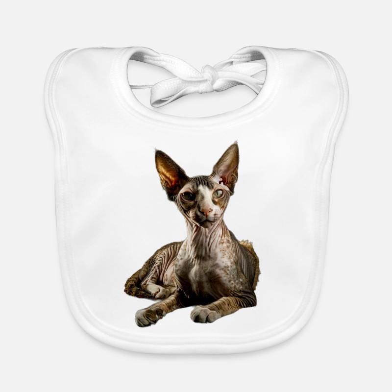 Cornish Rex Baby Bio-Lätzchen