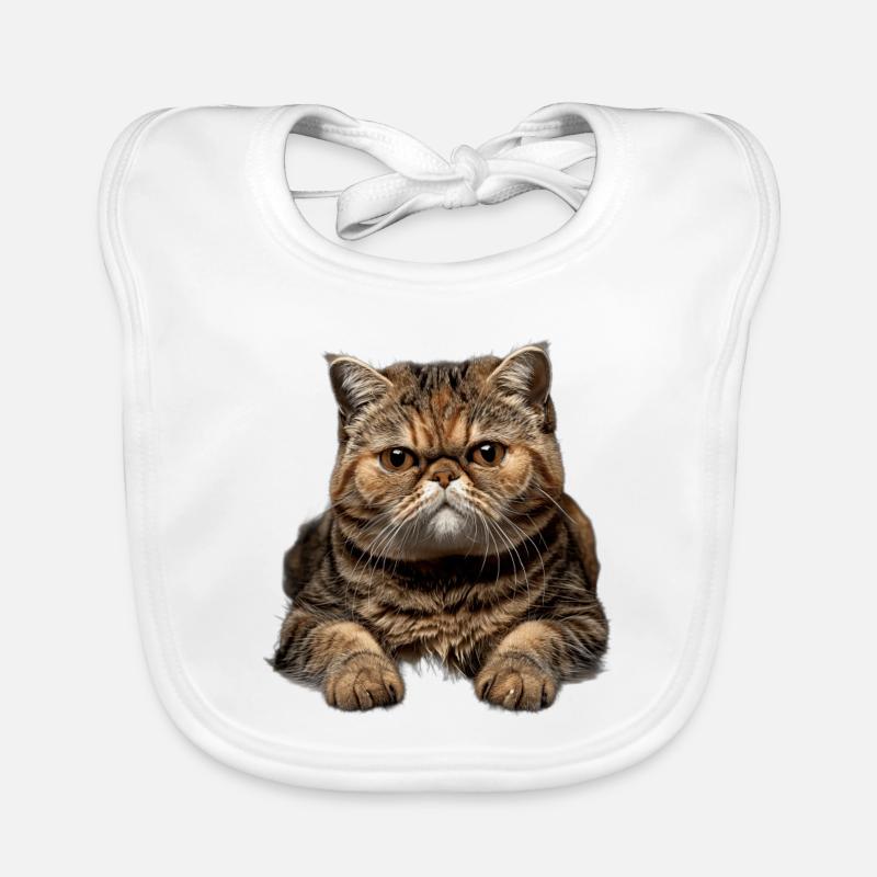 Exotic Shorthair Organic Baby Bibs