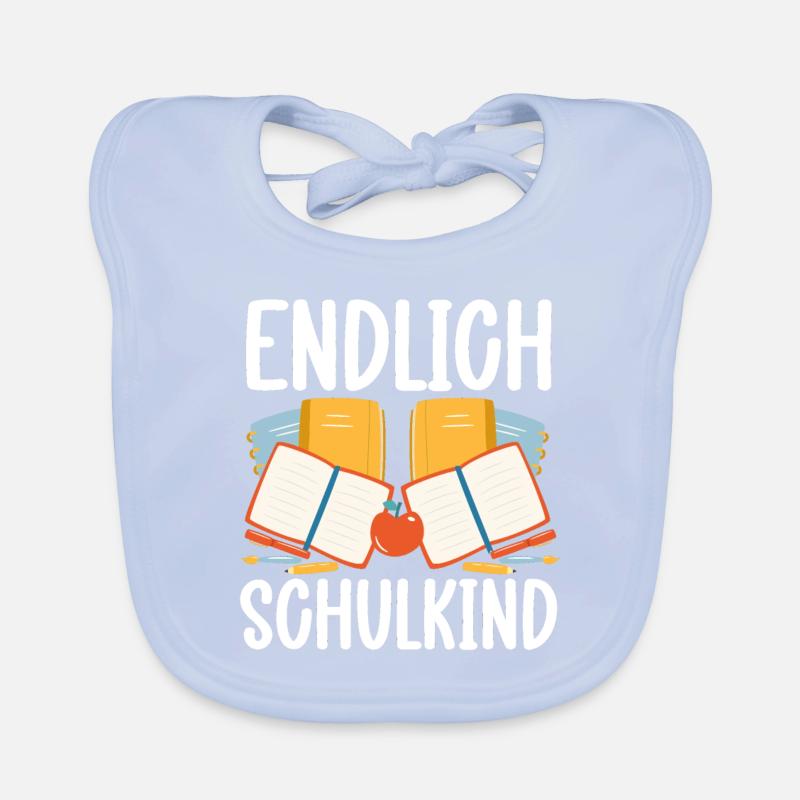 School 1. Grade Baby Bio-Lätzchen