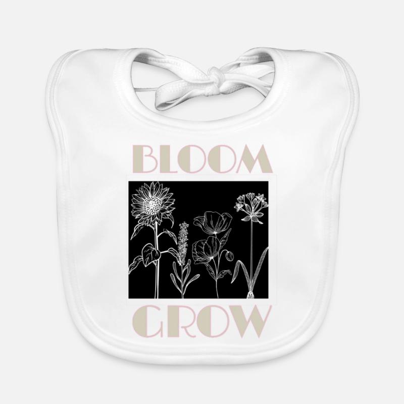 Plants ,Flora Pfa Organic Baby Bibs