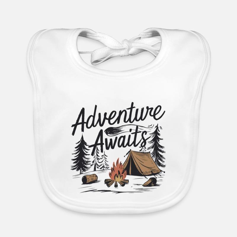 L’AVENTURE VOUS ATTEND Bavoir bio Bébé