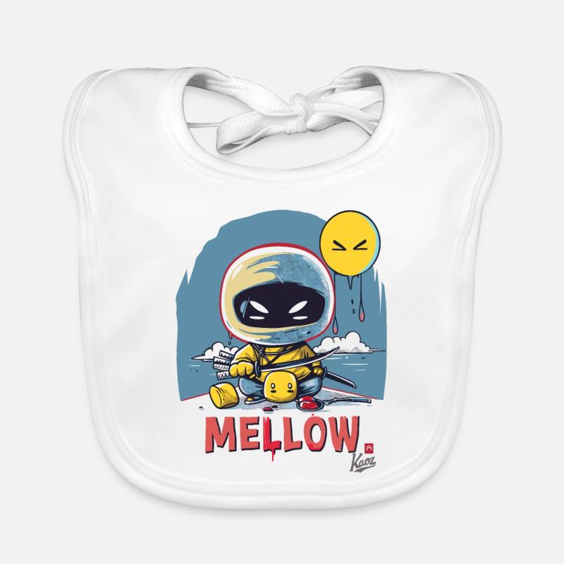 soft marshmallow ninja Organic Baby Bibs