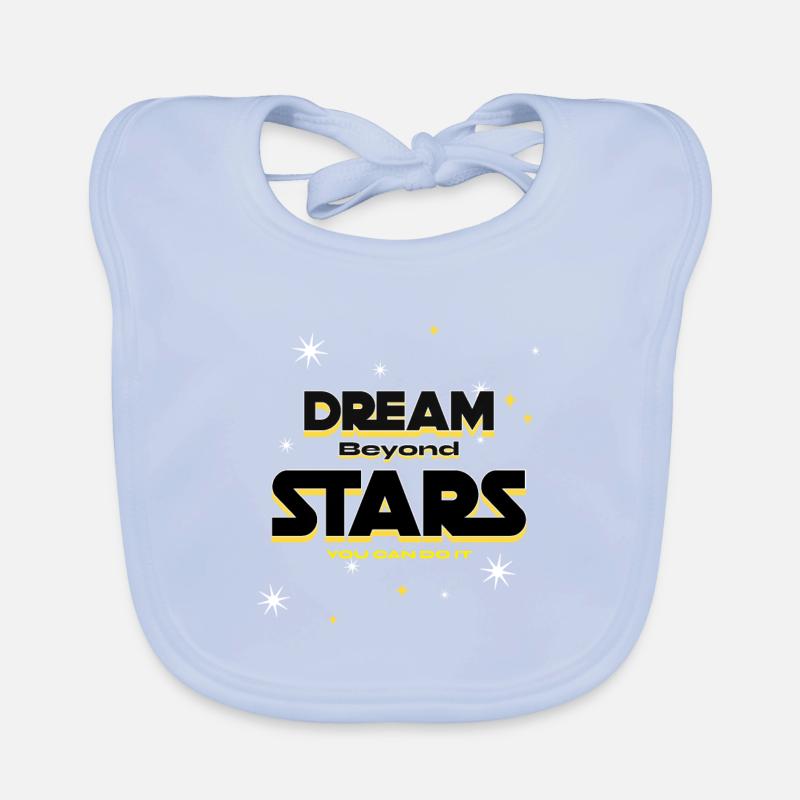 Dream beyond Stars Organic Baby Bibs