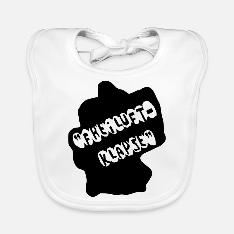 Freiluftklapse - Baby Bio-Lätzchen - Weiß