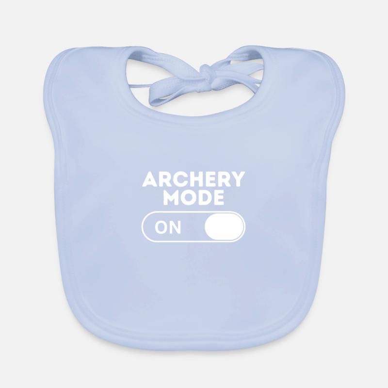 Archery Mode On Organic Baby Bibs