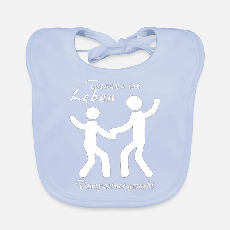 Dancing is life Organic Baby Bibs