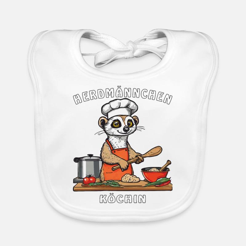 HERDMÄNNCHEN KÖCHIN Baby Bio-Lätzchen