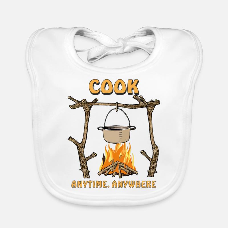 CUISINEZ AU FOYER N’IMPORTE QUAND, N’IMPORTE OÙ Bavoir bio Bébé