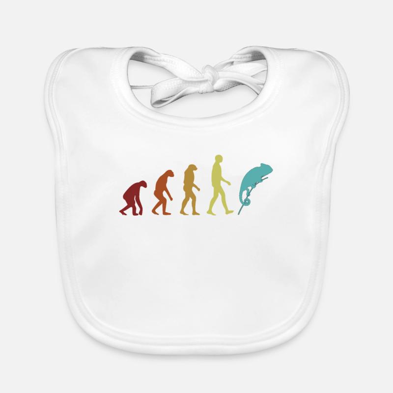 Caméléon Evolution Panthère Voilé Chamaeleonidae Bavoir bio Bébé