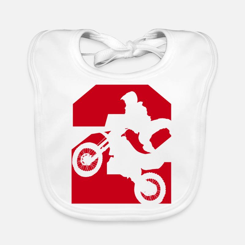 Moto 2 Biker Baby Bio-Lätzchen