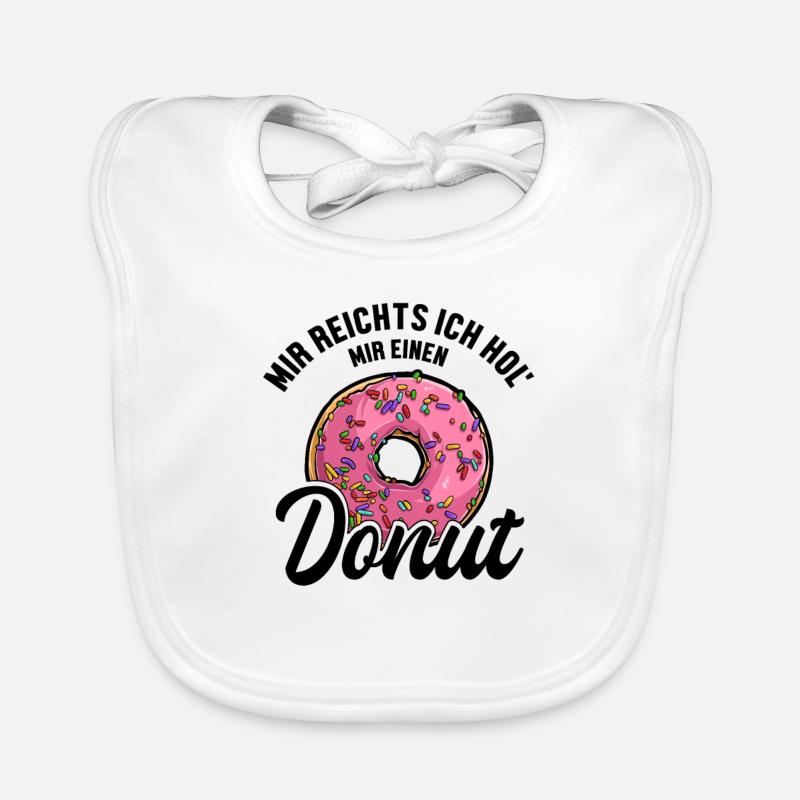 Mir reichts ich hol Donuts Doughnut Glasierter Maker Baby Bio-Lätzchen