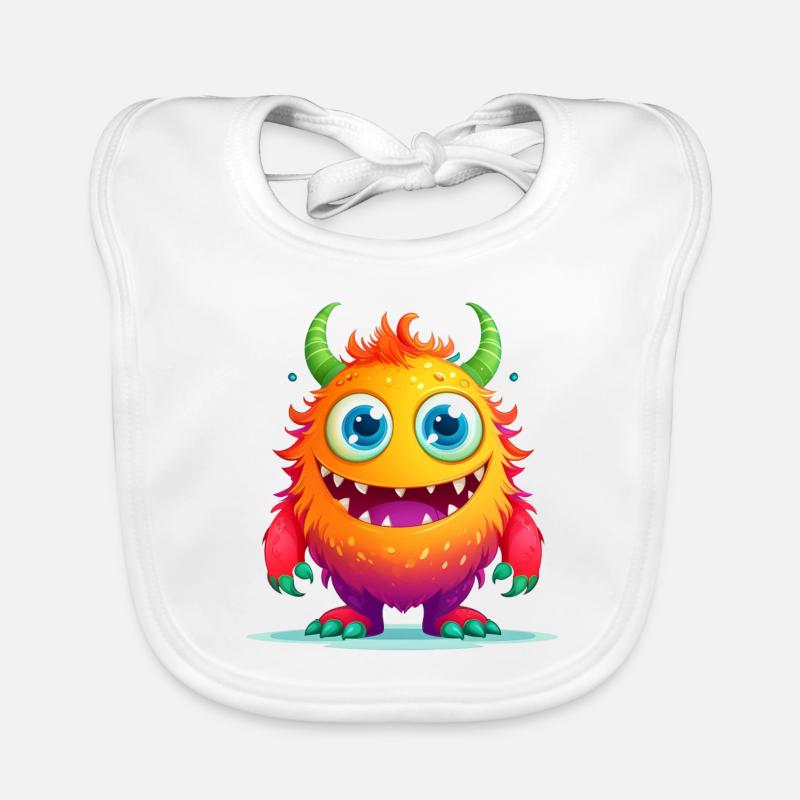 Un monstre mignon Bavoir bio Bébé