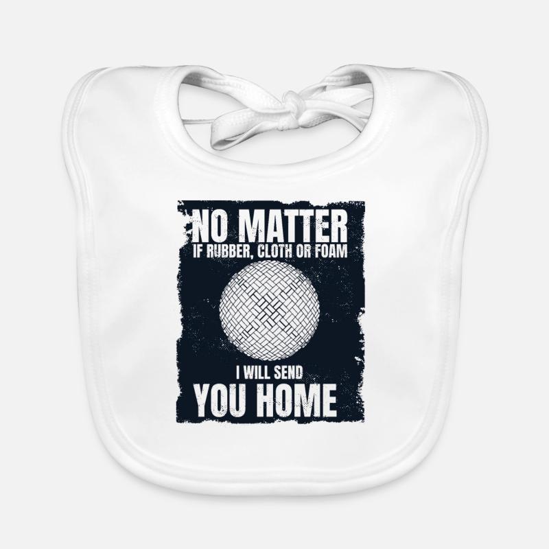 I Will Send You Home Game Prisonball Team Player Organic Baby Bibs