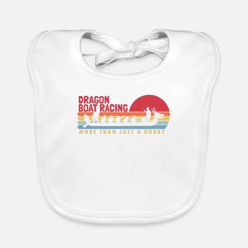 Dragon Boat Racing more than a Hobby Team Lover Organic Baby Bibs