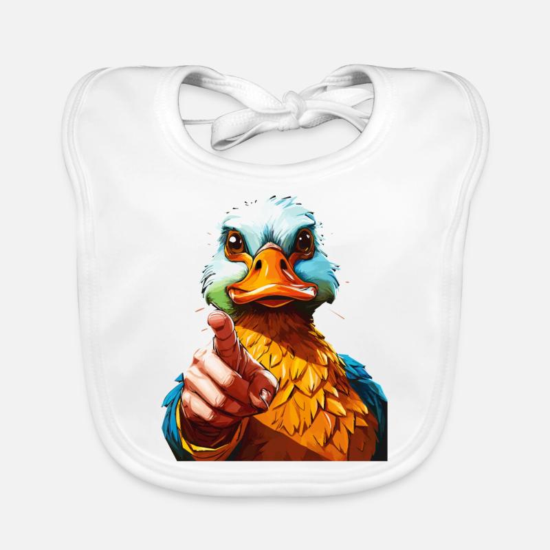 CANARD Bavoir bio Bébé