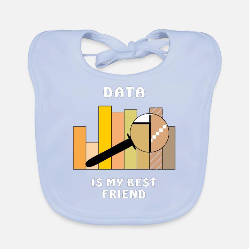 DATA IS MY BEST FRIEND Baby Bio-Lätzchen
