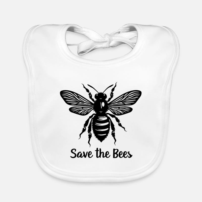 SAVE THE BEES Organic Baby Bibs
