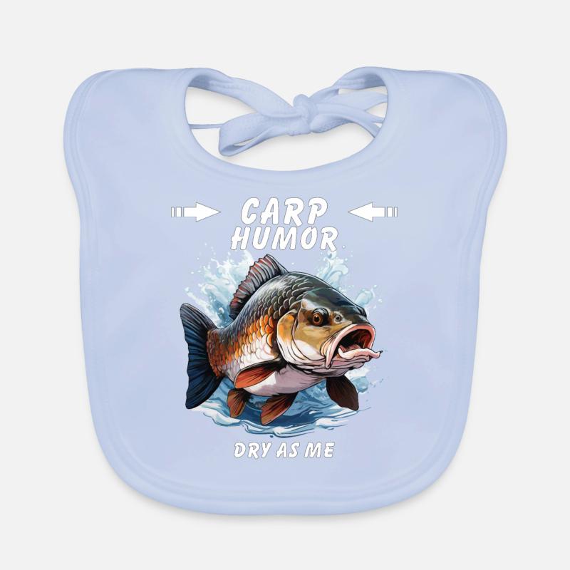 CARPE HUMOUR SEC COMME MOI Bavoir bio Bébé