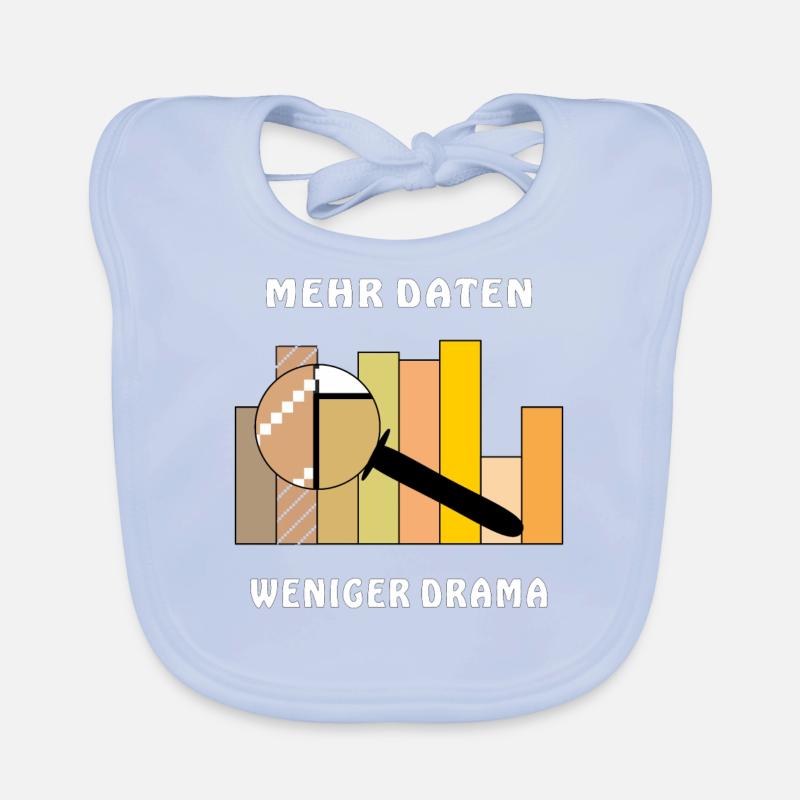 MORE DATA, LESS DRAMA Organic Baby Bibs