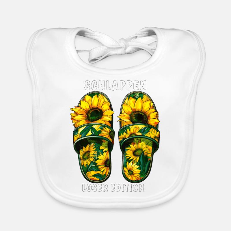 SLIPPERS LOSER EDITION Organic Baby Bibs