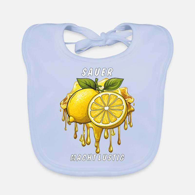 LE LEMON SOUR EST AMUSANT Bavoir bio Bébé