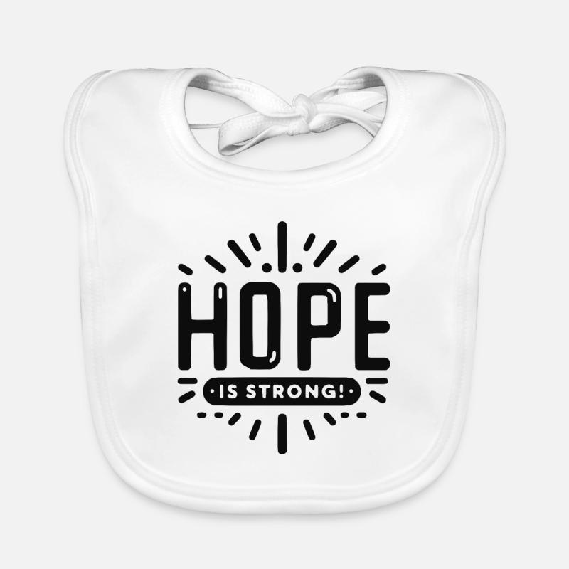Hope is Strong Organic Baby Bibs