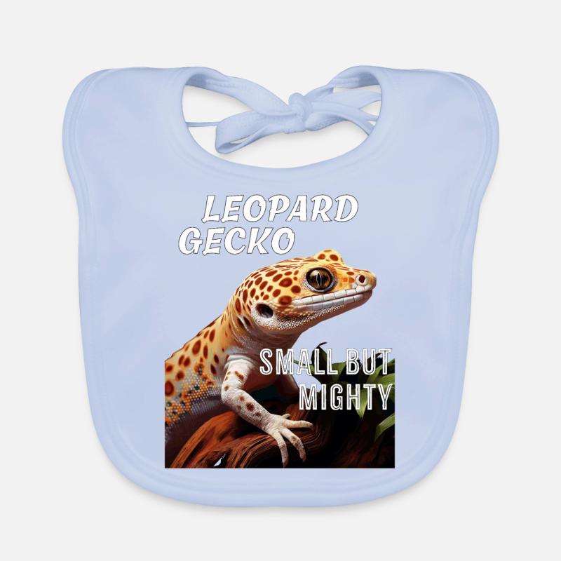 LE GECKO LÉOPARD PETIT MAIS PUISSANT Bavoir bio Bébé