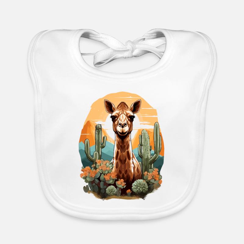 Kamel Wüste Baby Bio-Lätzchen