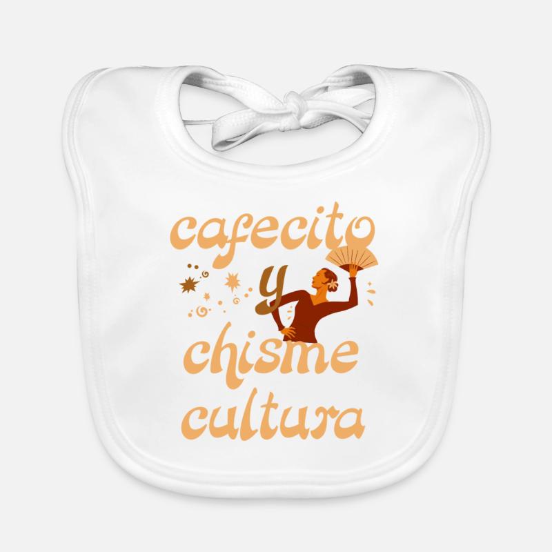 Kaffeetrinken hispanisch Baby Bio-Lätzchen