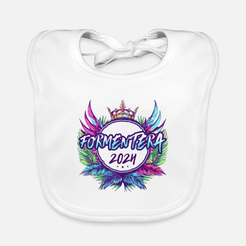 Formentera 2024 Multicoloured Organic Baby Bibs