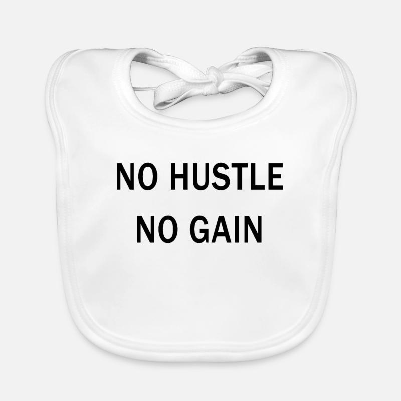 Pas d’agitation pas de gain Conception motivante Bavoir bio Bébé